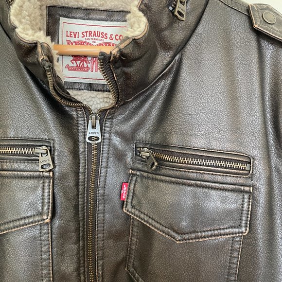 Levi's Leather Jacket - Picture 3 of 5